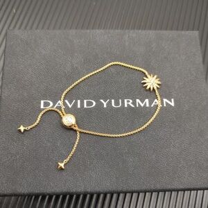 David Yurman Gold Starburst Slider Bracelet - Gold